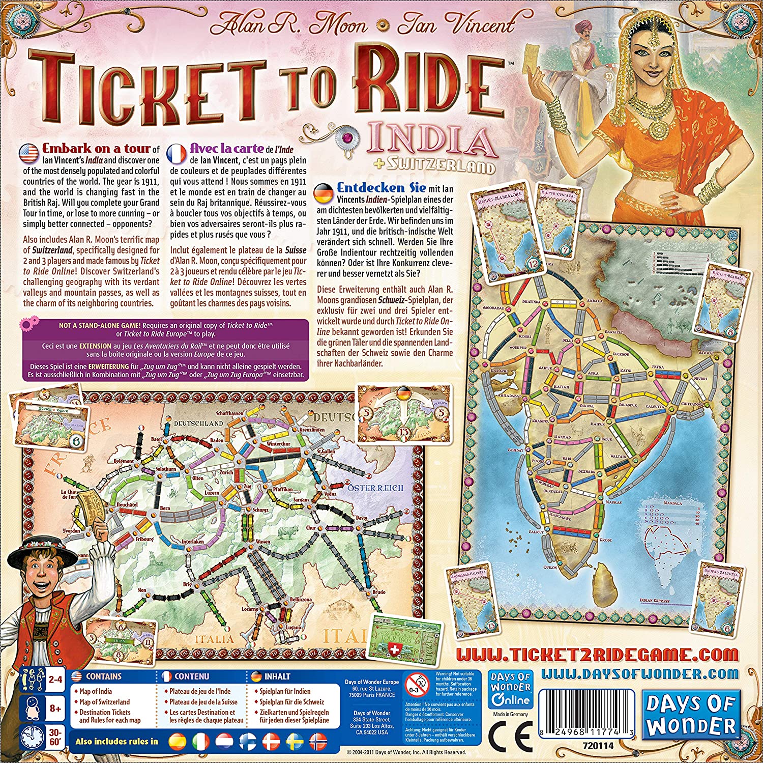 Ticket to Ride : India - Map Collection Vol. 2